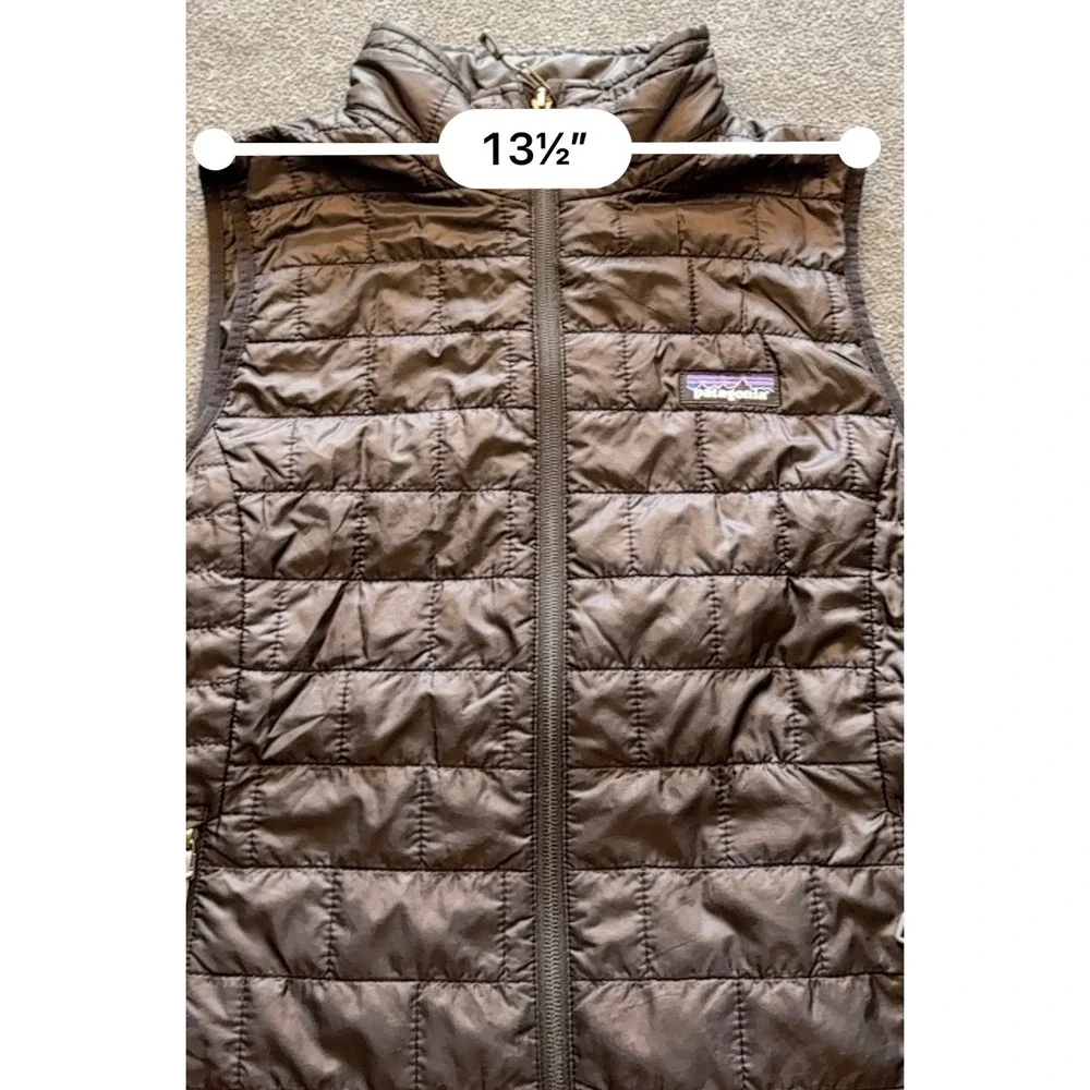 Patagonia Nano Puff Vest Womens Medium Black Primaloft Insulated 84247 SP19